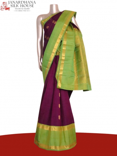 Pure Handloom Kanjeevaram Silk Saree